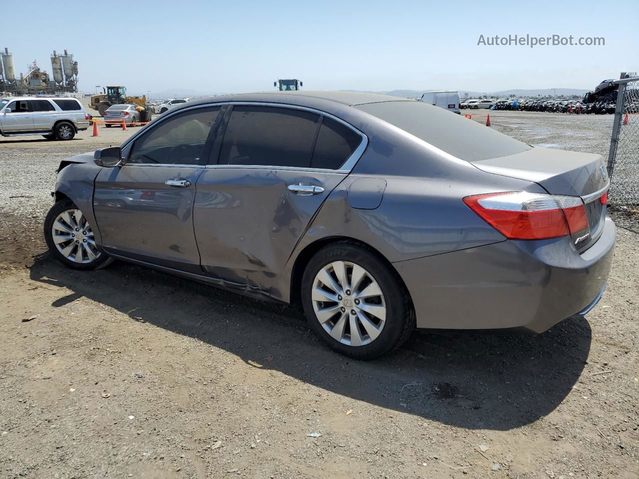 2014 Honda Accord Ex Silver vin: 1HGCR2F79EA220730