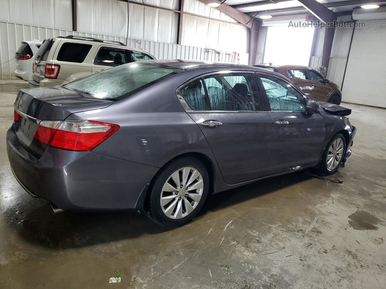 2015 Honda Accord Ex Gray vin: 1HGCR2F79FA093897