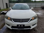 2015 Honda Accord Ex White vin: 1HGCR2F79FA255334