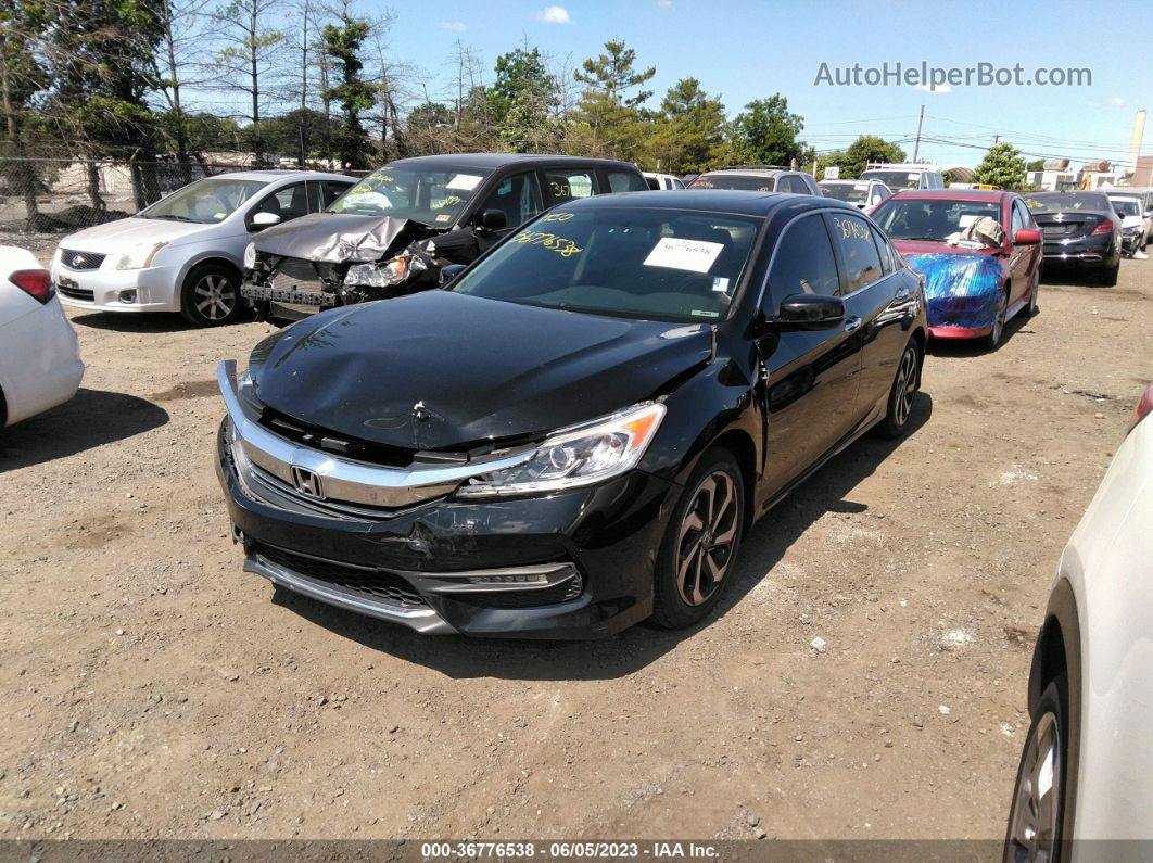 2017 Honda Accord Ex Black vin: 1HGCR2F79HA229738