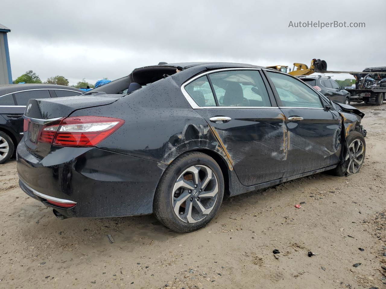 2017 Honda Accord Ex Black vin: 1HGCR2F79HA282732