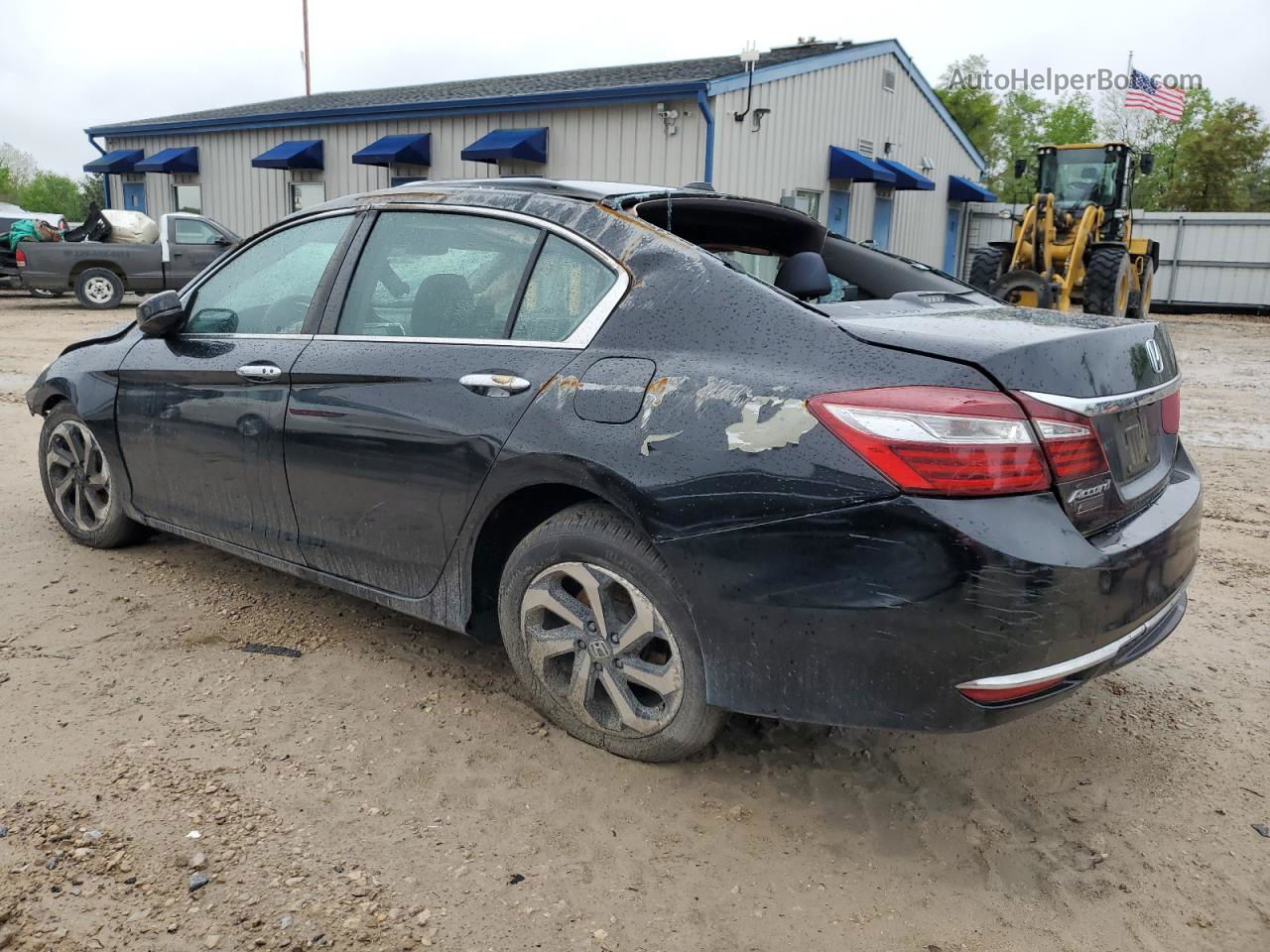 2017 Honda Accord Ex Черный vin: 1HGCR2F79HA282732