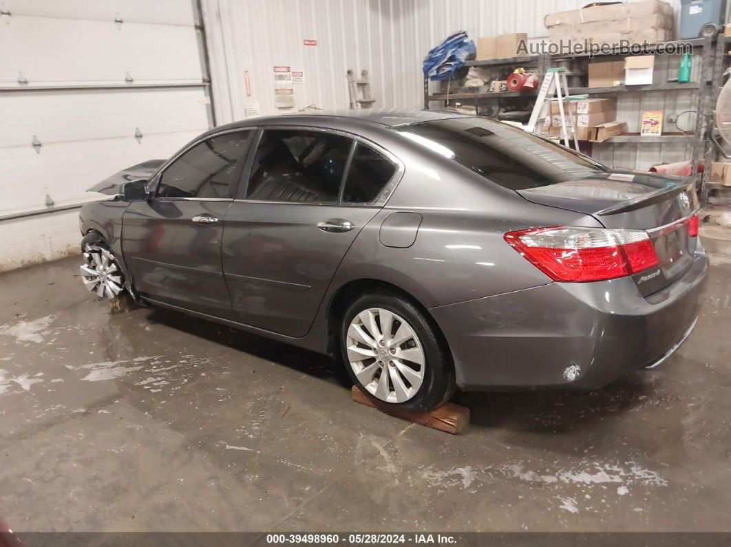 2014 Honda Accord Ex Gray vin: 1HGCR2F7XEA009844