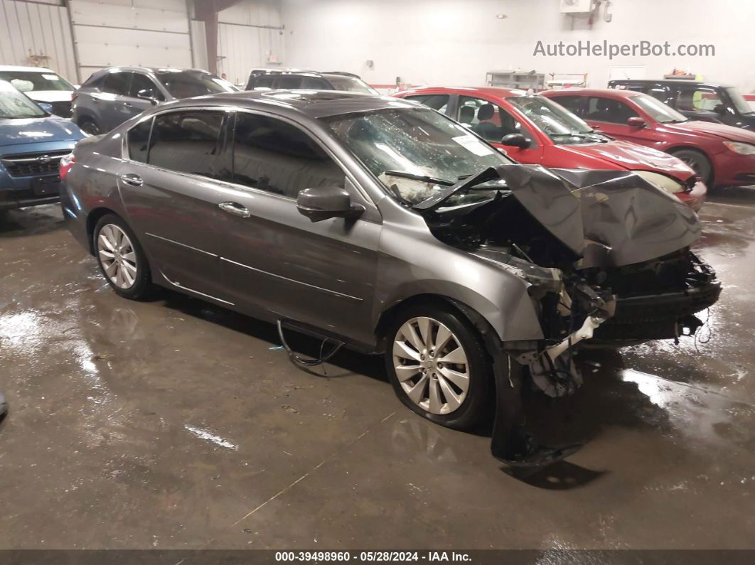 2014 Honda Accord Ex Серый vin: 1HGCR2F7XEA009844