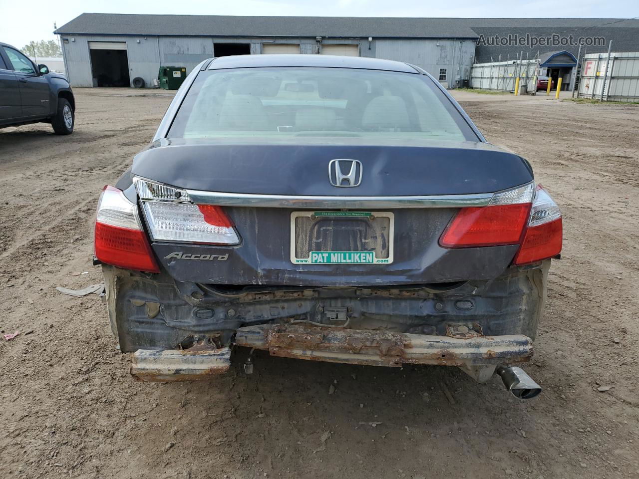 2014 Honda Accord Ex Gray vin: 1HGCR2F7XEA031763