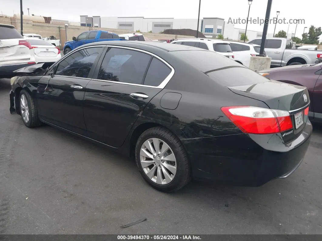 2014 Honda Accord Ex Black vin: 1HGCR2F7XEA122290