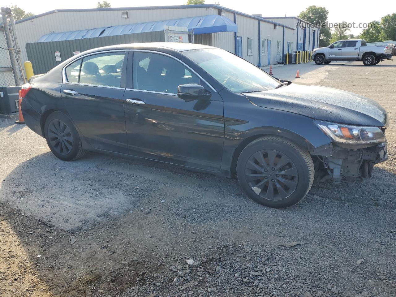 2014 Honda Accord Ex Black vin: 1HGCR2F7XEA122337