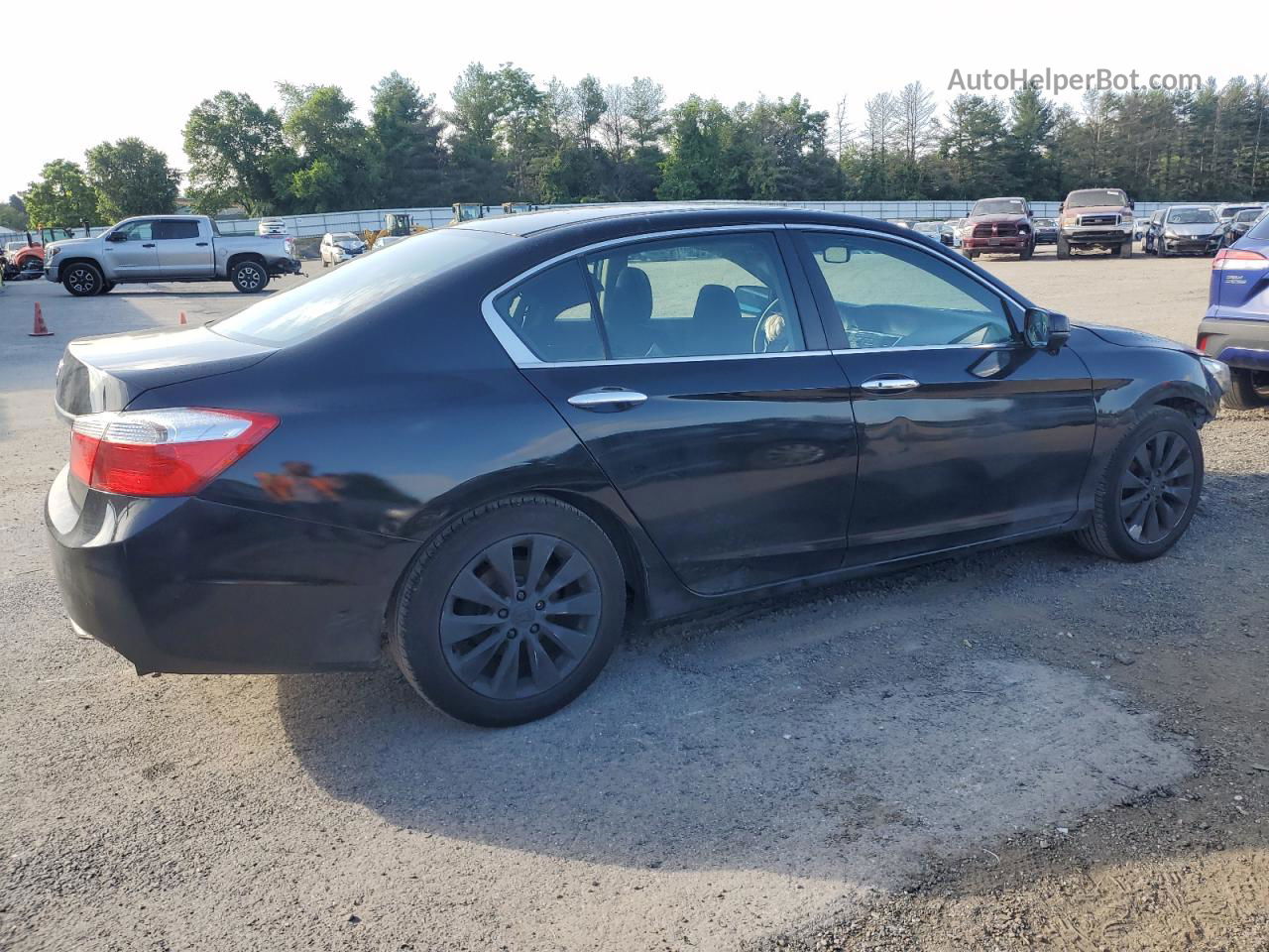 2014 Honda Accord Ex Black vin: 1HGCR2F7XEA122337