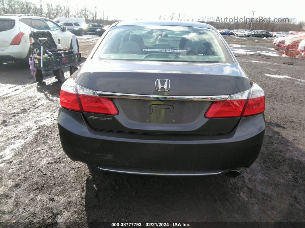 2014 Honda Accord Ex Gray vin: 1HGCR2F7XEA123603