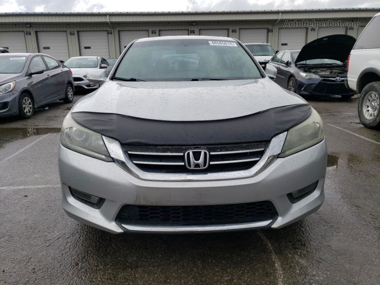 2014 Honda Accord Ex Silver vin: 1HGCR2F7XEA205668