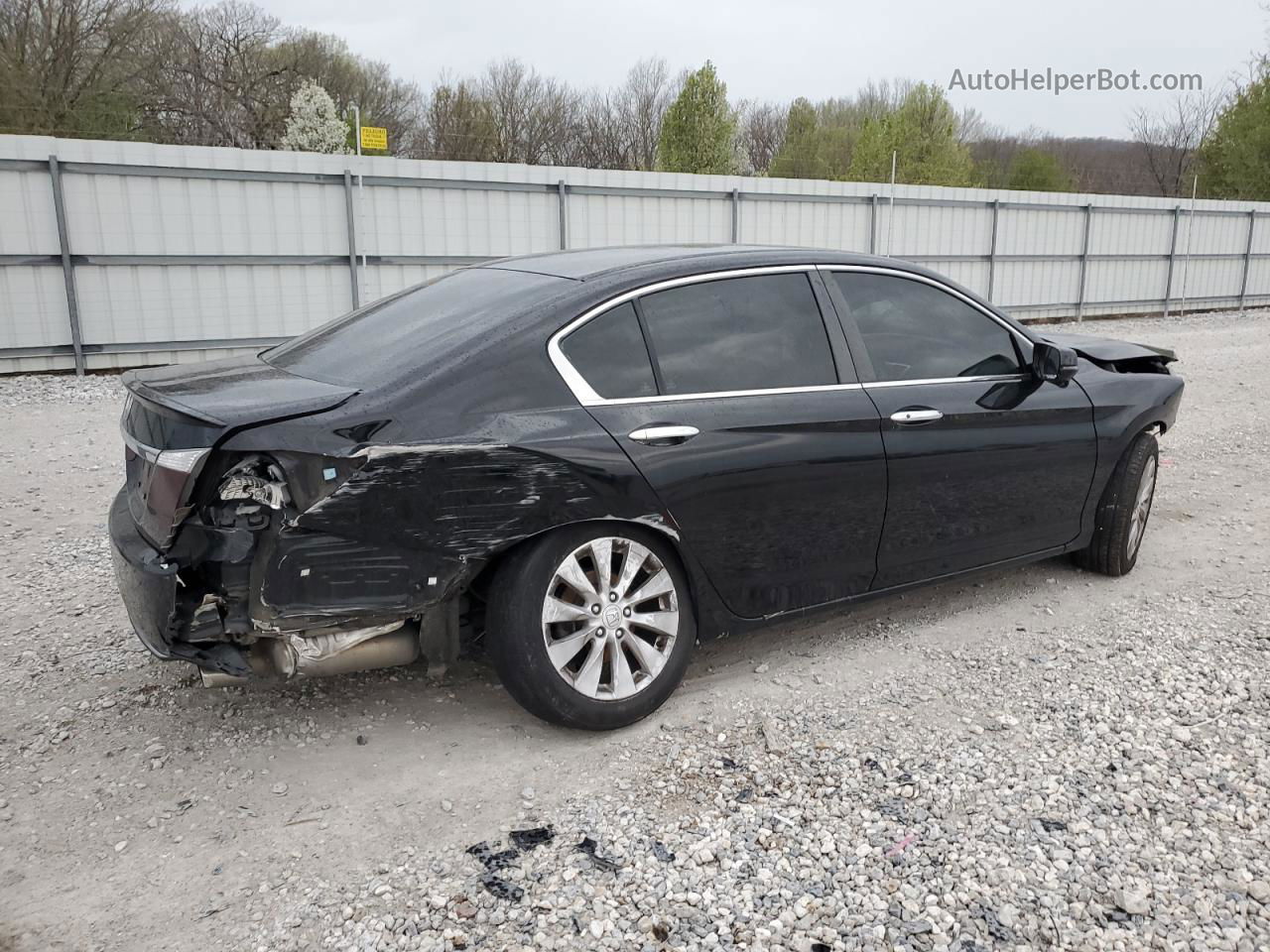 2014 Honda Accord Ex Black vin: 1HGCR2F7XEA214824