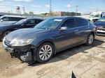 2014 Honda Accord Ex Gray vin: 1HGCR2F7XEA223538