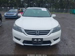 2014 Honda Accord Ex White vin: 1HGCR2F7XEA224463