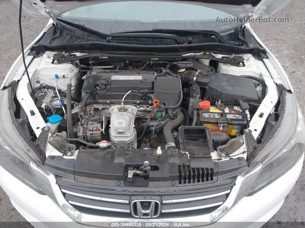 2014 Honda Accord Ex Белый vin: 1HGCR2F7XEA224463