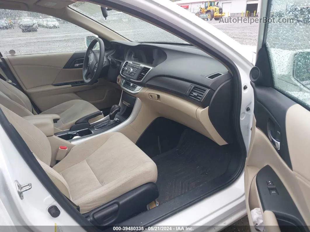 2014 Honda Accord Ex Белый vin: 1HGCR2F7XEA224463