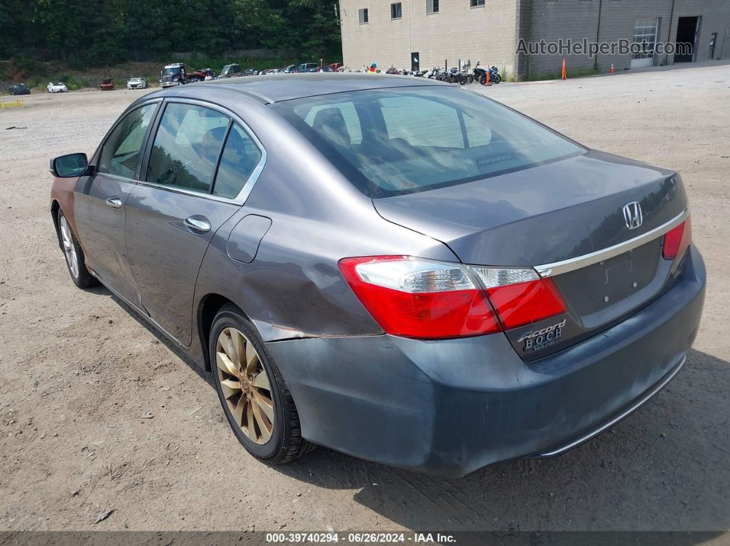 2015 Honda Accord Ex Gray vin: 1HGCR2F7XFA030355