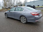 2016 Honda Accord Ex Gray vin: 1HGCR2F7XGA038652