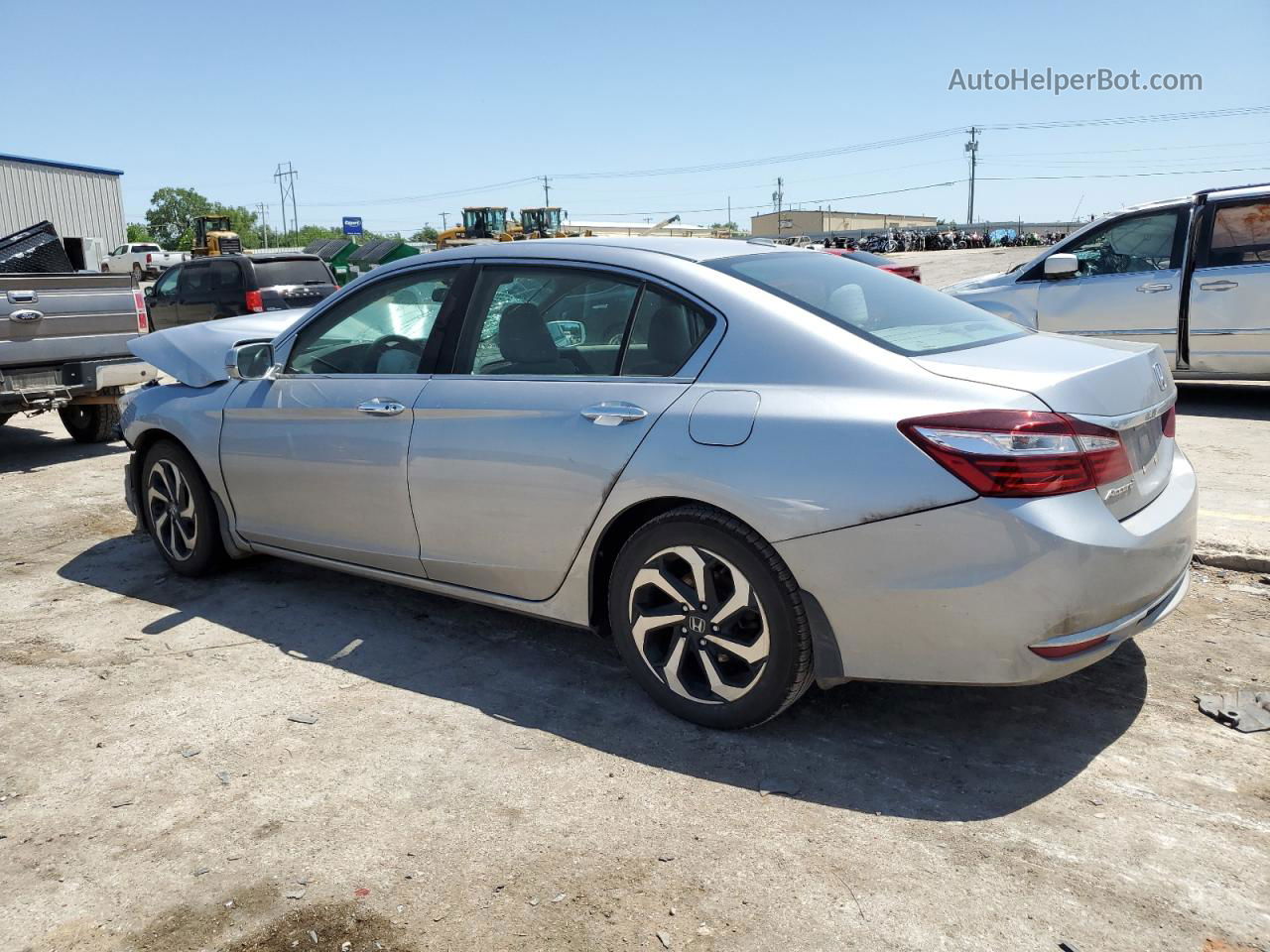 2016 Honda Accord Ex Silver vin: 1HGCR2F7XGA128903