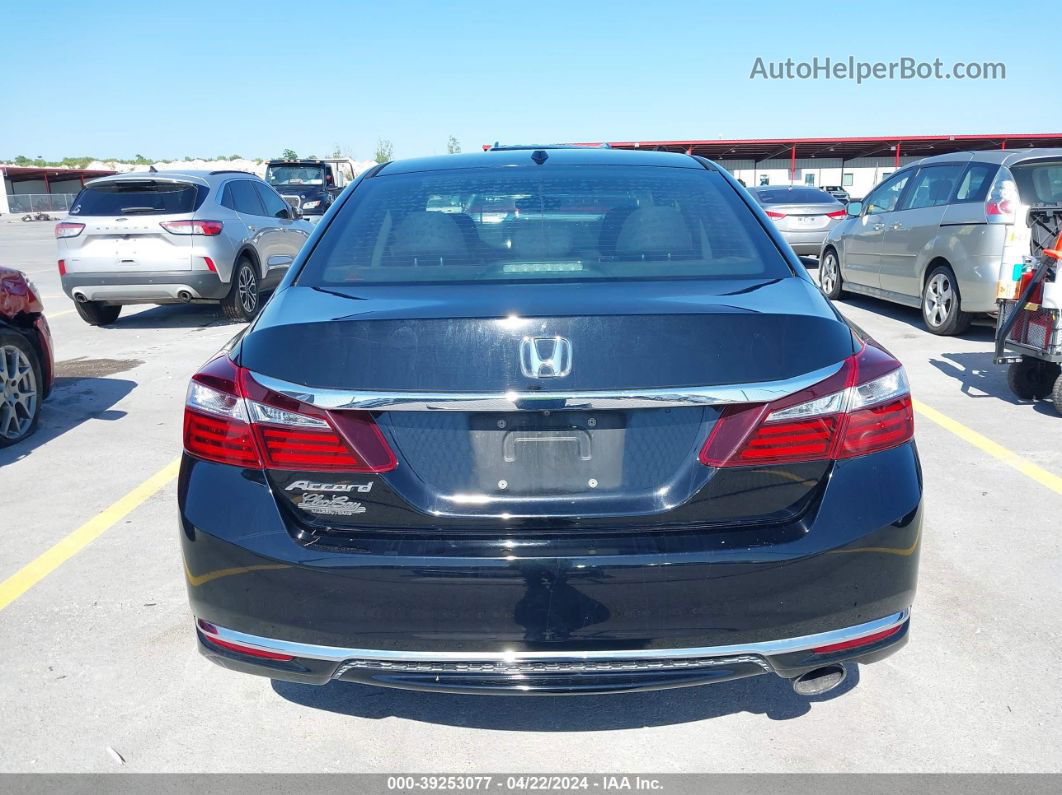 2016 Honda Accord Ex Black vin: 1HGCR2F7XGA214034