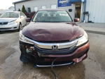 2017 Honda Accord Ex Темно-бордовый vin: 1HGCR2F7XHA096911