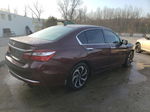 2017 Honda Accord Ex Maroon vin: 1HGCR2F7XHA096911