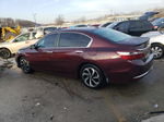 2017 Honda Accord Ex Maroon vin: 1HGCR2F7XHA096911