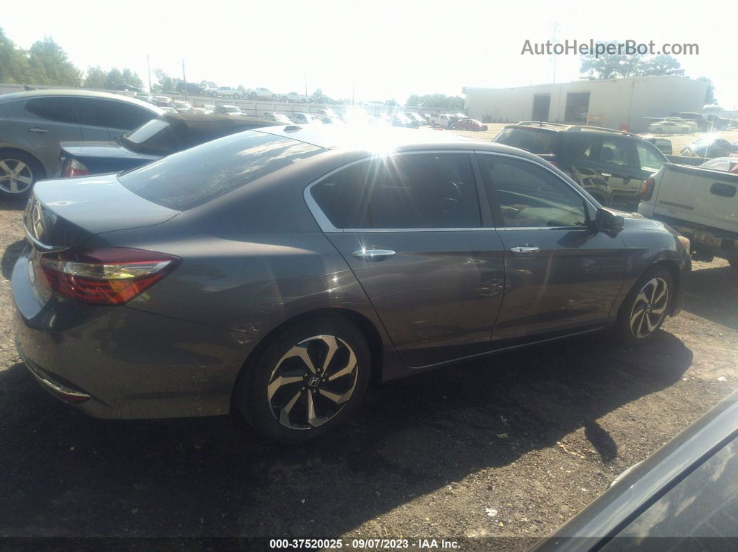 2017 Honda Accord Ex Gray vin: 1HGCR2F7XHA144682