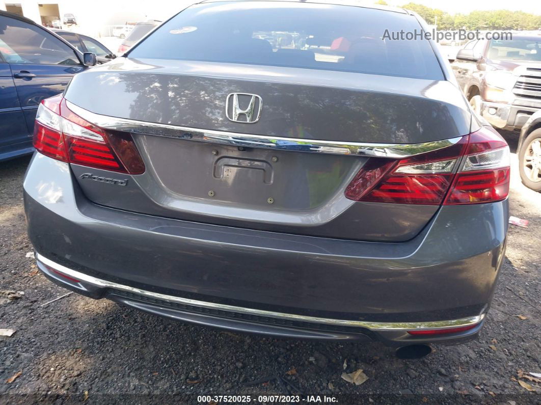 2017 Honda Accord Ex Gray vin: 1HGCR2F7XHA144682