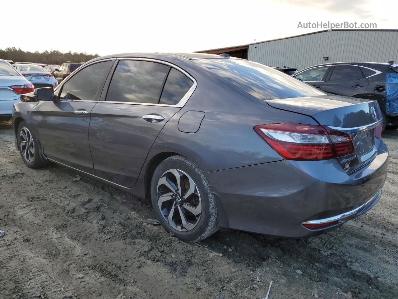 2017 Honda Accord Ex Gray vin: 1HGCR2F7XHA287552