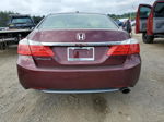 2014 Honda Accord Exl Maroon vin: 1HGCR2F80EA039556