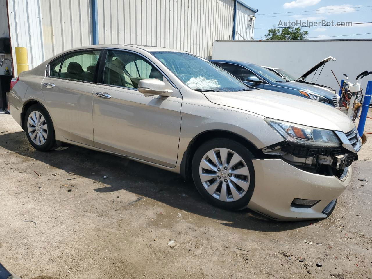 2014 Honda Accord Exl Gold vin: 1HGCR2F80EA041968