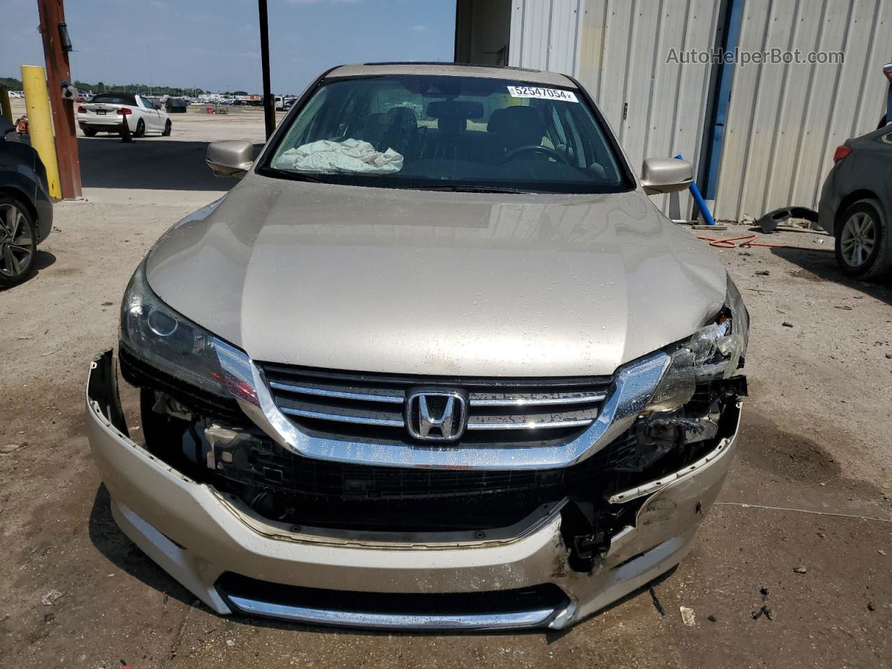 2014 Honda Accord Exl Золотой vin: 1HGCR2F80EA041968