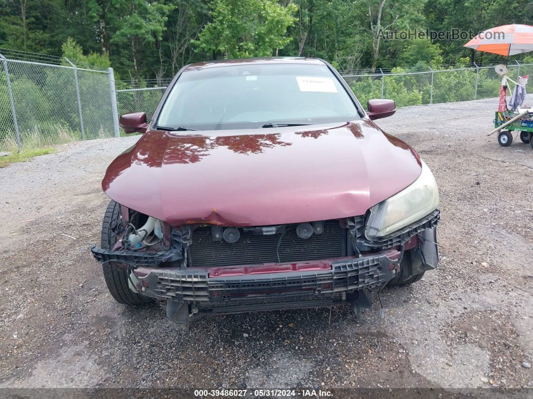 2014 Honda Accord Ex-l Maroon vin: 1HGCR2F80EA164332