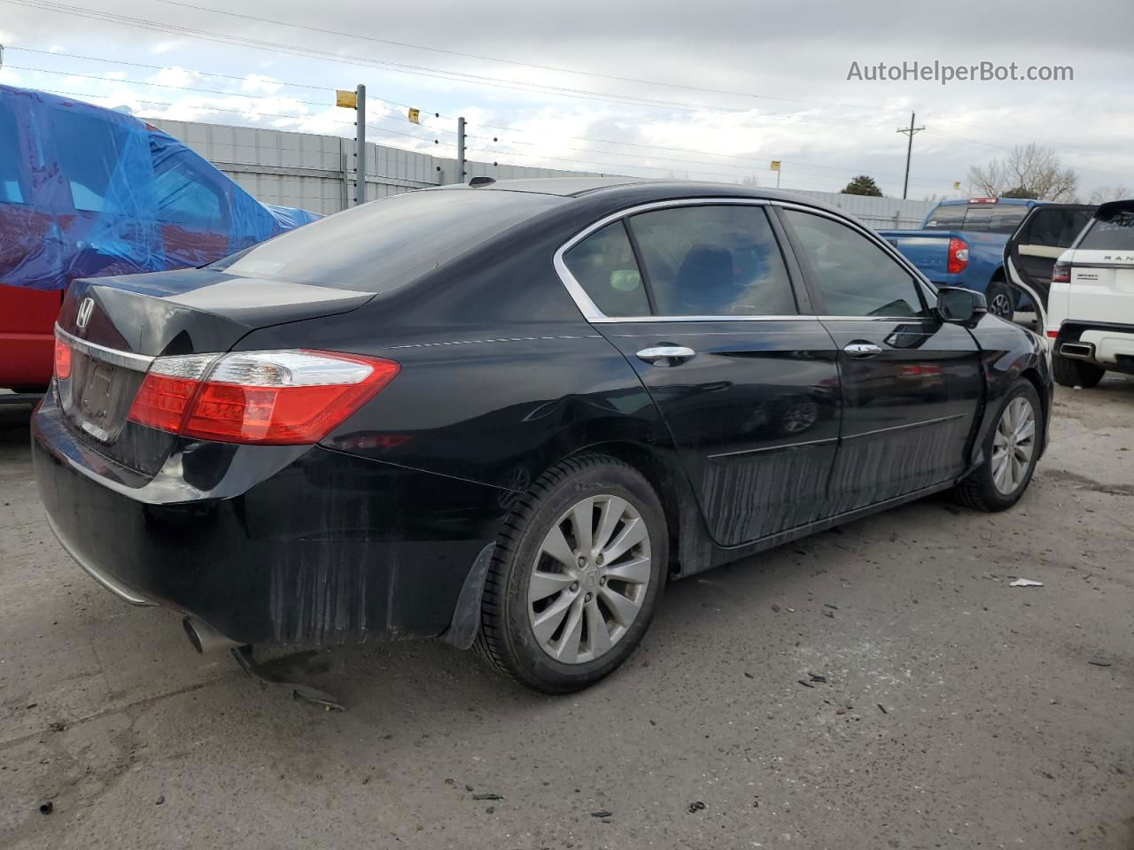 2014 Honda Accord Exl Черный vin: 1HGCR2F80EA177968