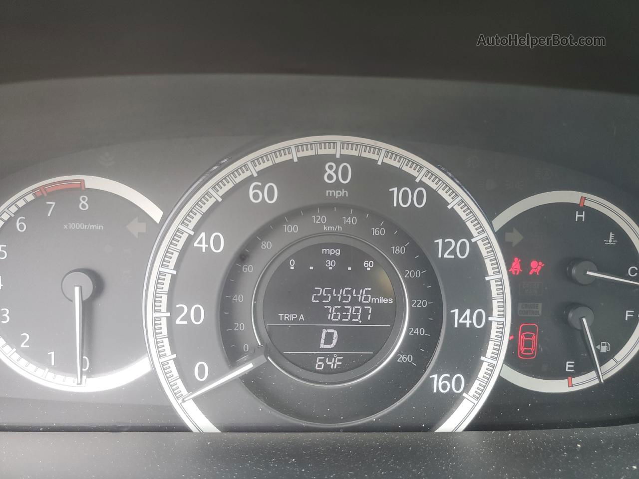 2014 Honda Accord Exl Серый vin: 1HGCR2F80EA207874