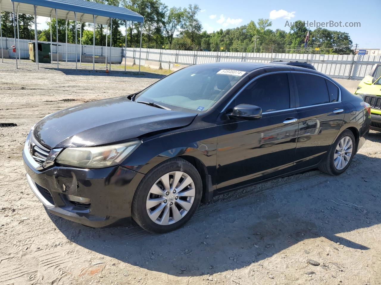 2014 Honda Accord Exl Black vin: 1HGCR2F80EA239370