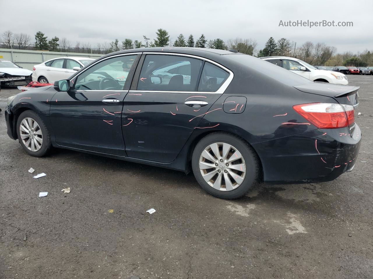 2014 Honda Accord Exl Black vin: 1HGCR2F80EA260011