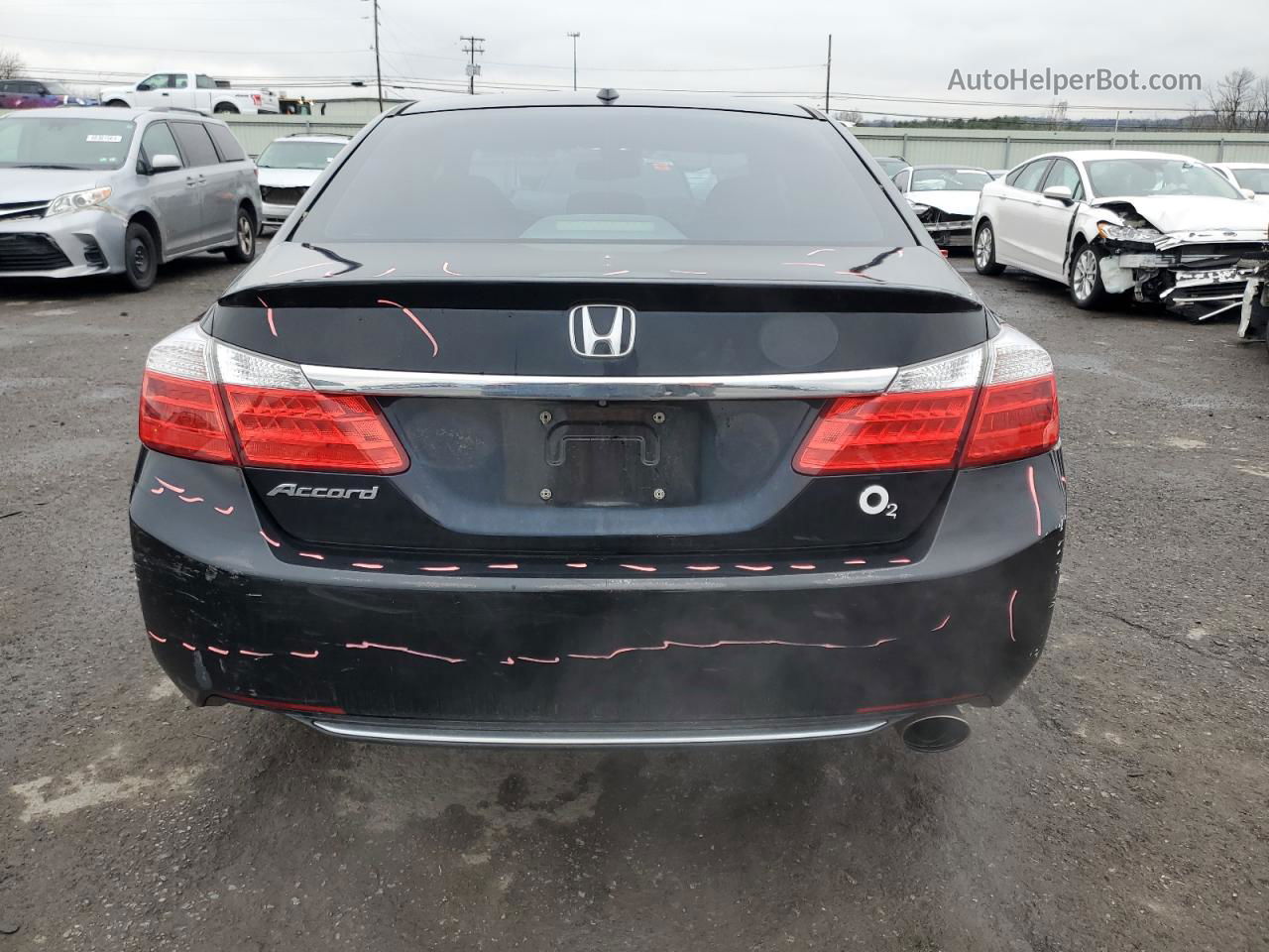 2014 Honda Accord Exl Black vin: 1HGCR2F80EA260011