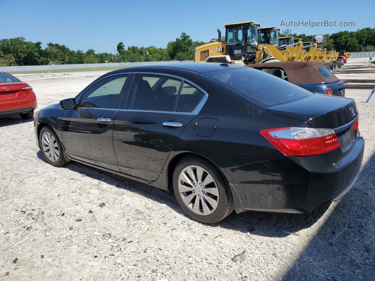 2014 Honda Accord Exl Черный vin: 1HGCR2F80EA296118