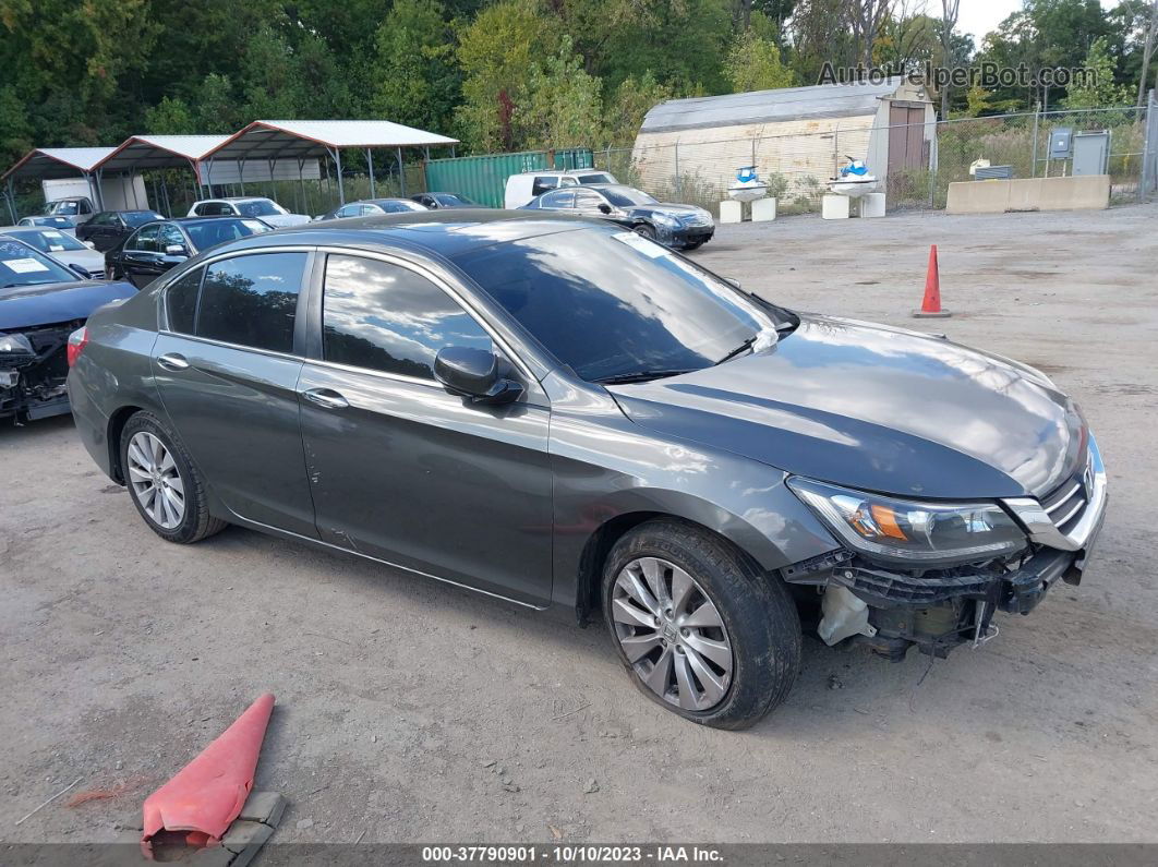 2015 Honda Accord Ex-l Black vin: 1HGCR2F80FA100325