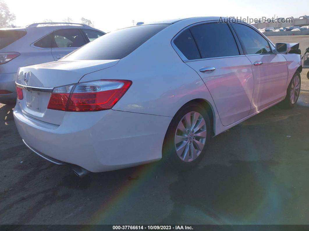 2015 Honda Accord Sedan Ex-l White vin: 1HGCR2F80FA184632