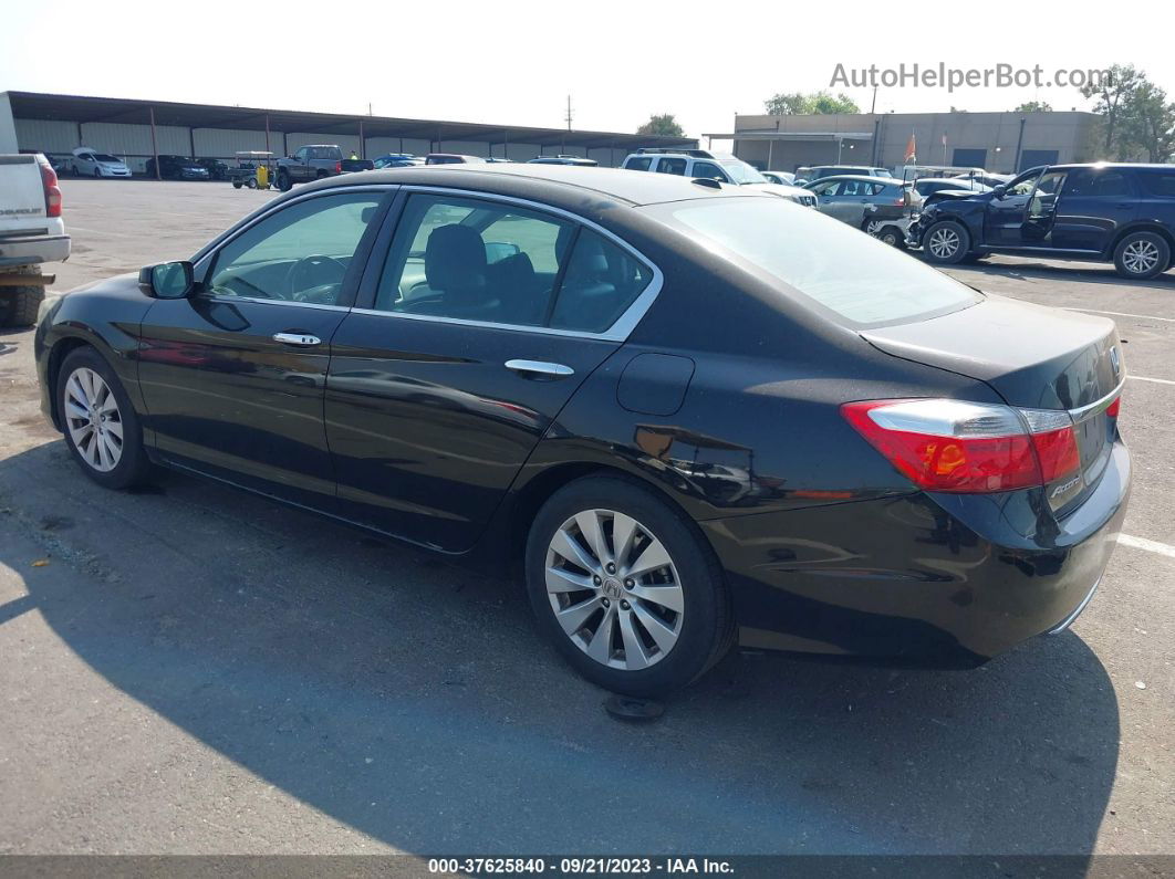 2015 Honda Accord Sedan Ex-l Черный vin: 1HGCR2F80FA198482