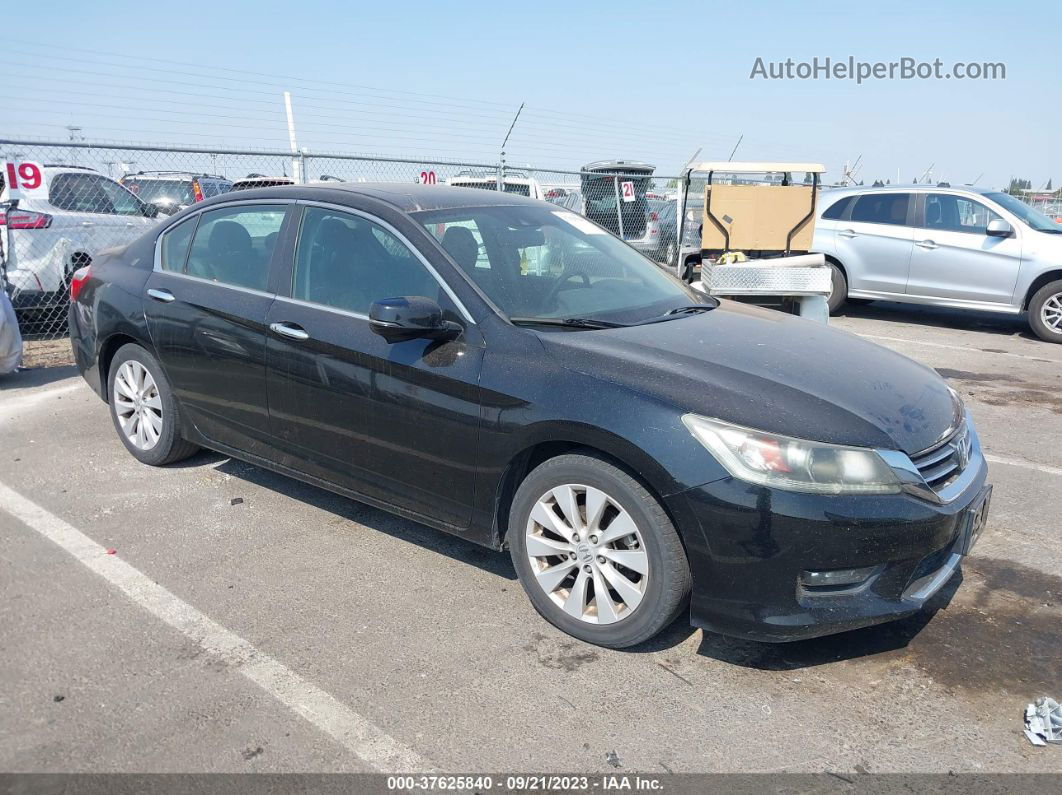 2015 Honda Accord Sedan Ex-l Черный vin: 1HGCR2F80FA198482