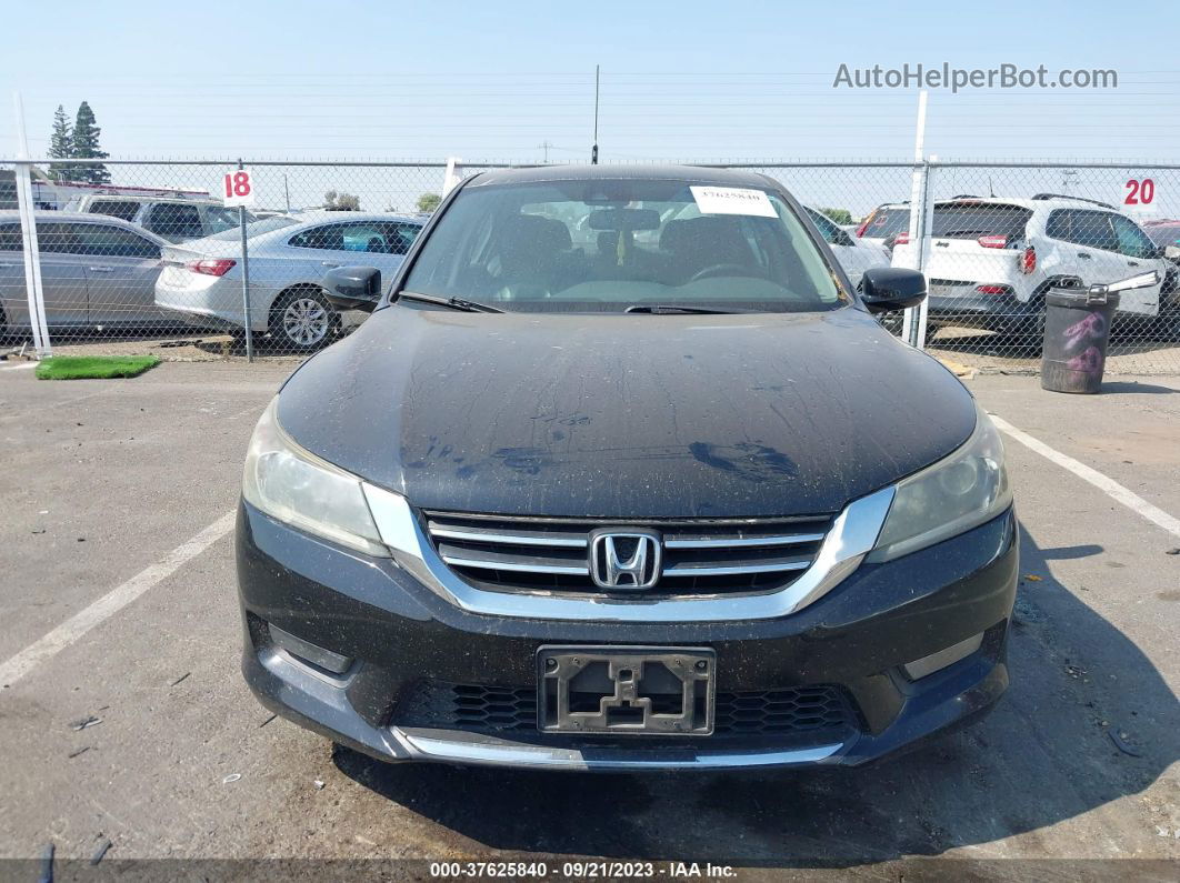 2015 Honda Accord Sedan Ex-l Черный vin: 1HGCR2F80FA198482