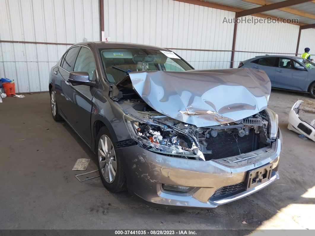 2015 Honda Accord Ex-l Gray vin: 1HGCR2F80FA269082