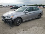 2017 Honda Accord Exl Silver vin: 1HGCR2F80HA026651