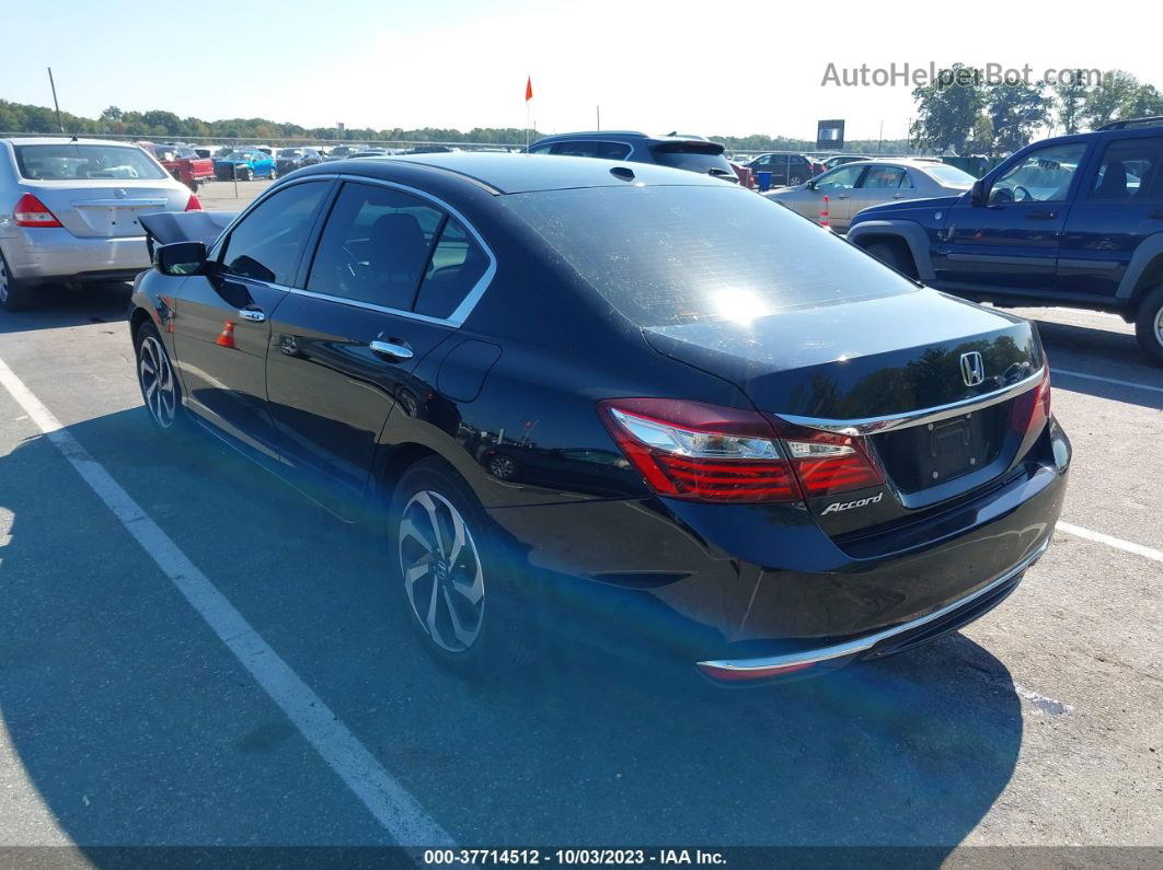 2017 Honda Accord Ex-l Black vin: 1HGCR2F80HA285902