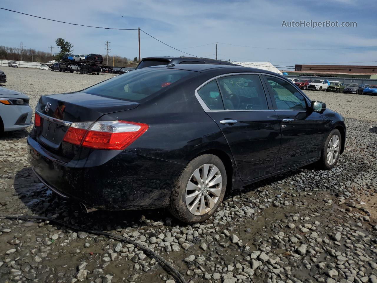 2014 Honda Accord Exl Black vin: 1HGCR2F81EA043230