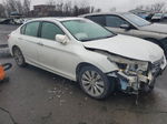 2014 Honda Accord Exl White vin: 1HGCR2F81EA058293