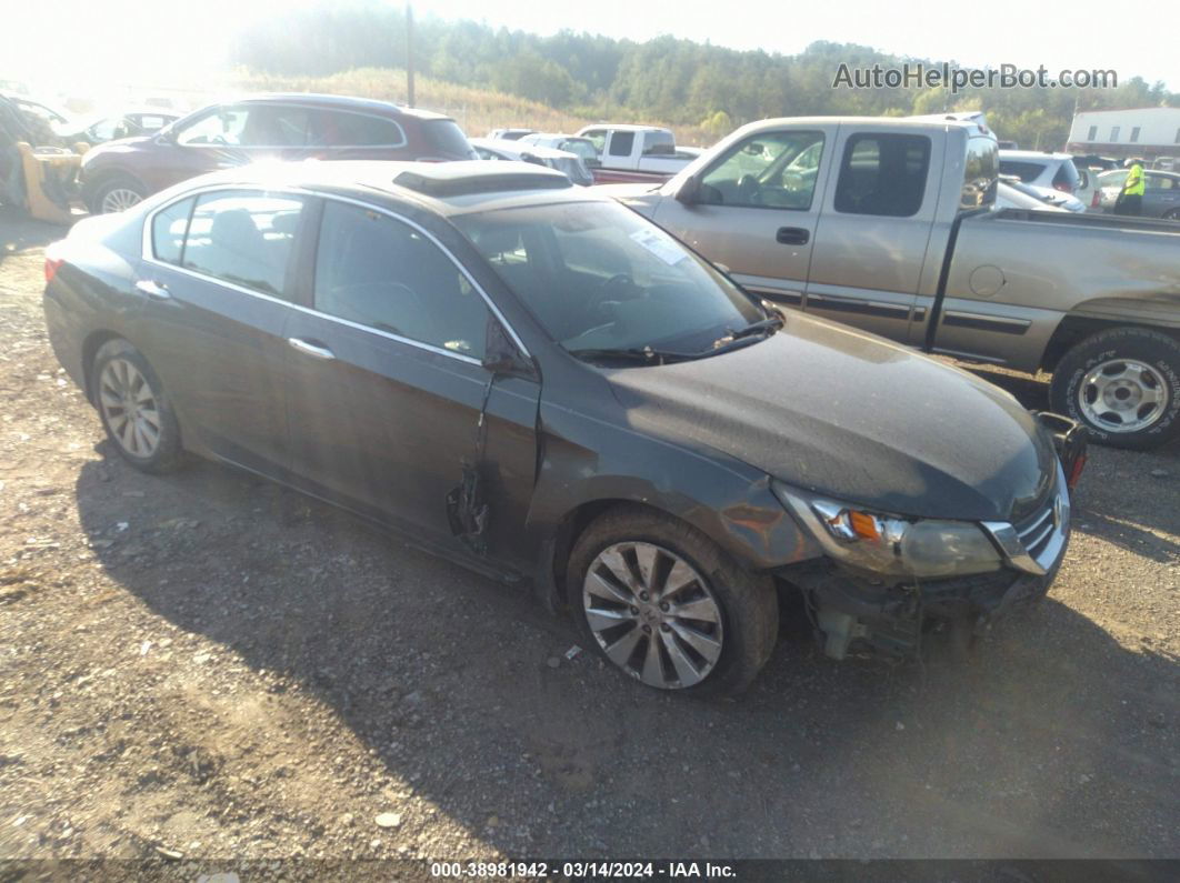 2014 Honda Accord Ex-l Gray vin: 1HGCR2F81EA066247